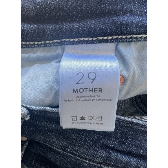 Mother Women's Blue Jeans Size 29 The Mid Rise Dazzler Ankle - Picture 10 of 13